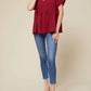Entro - Textured Babydoll Top