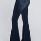 Petra153 - Super Fly Button Flare Jeans