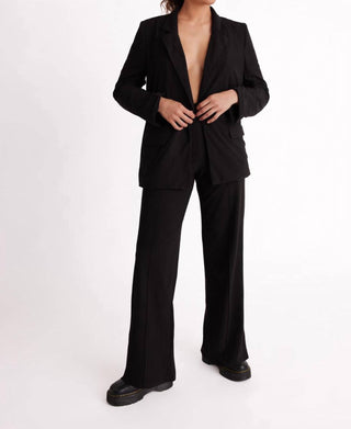 Wolven - Four-way Stretch Onyx Blazer