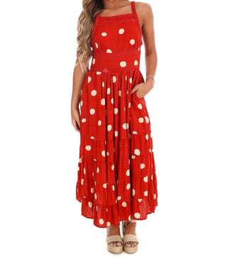 Umgee - More Than Words Polka Dot Maxi Dress
