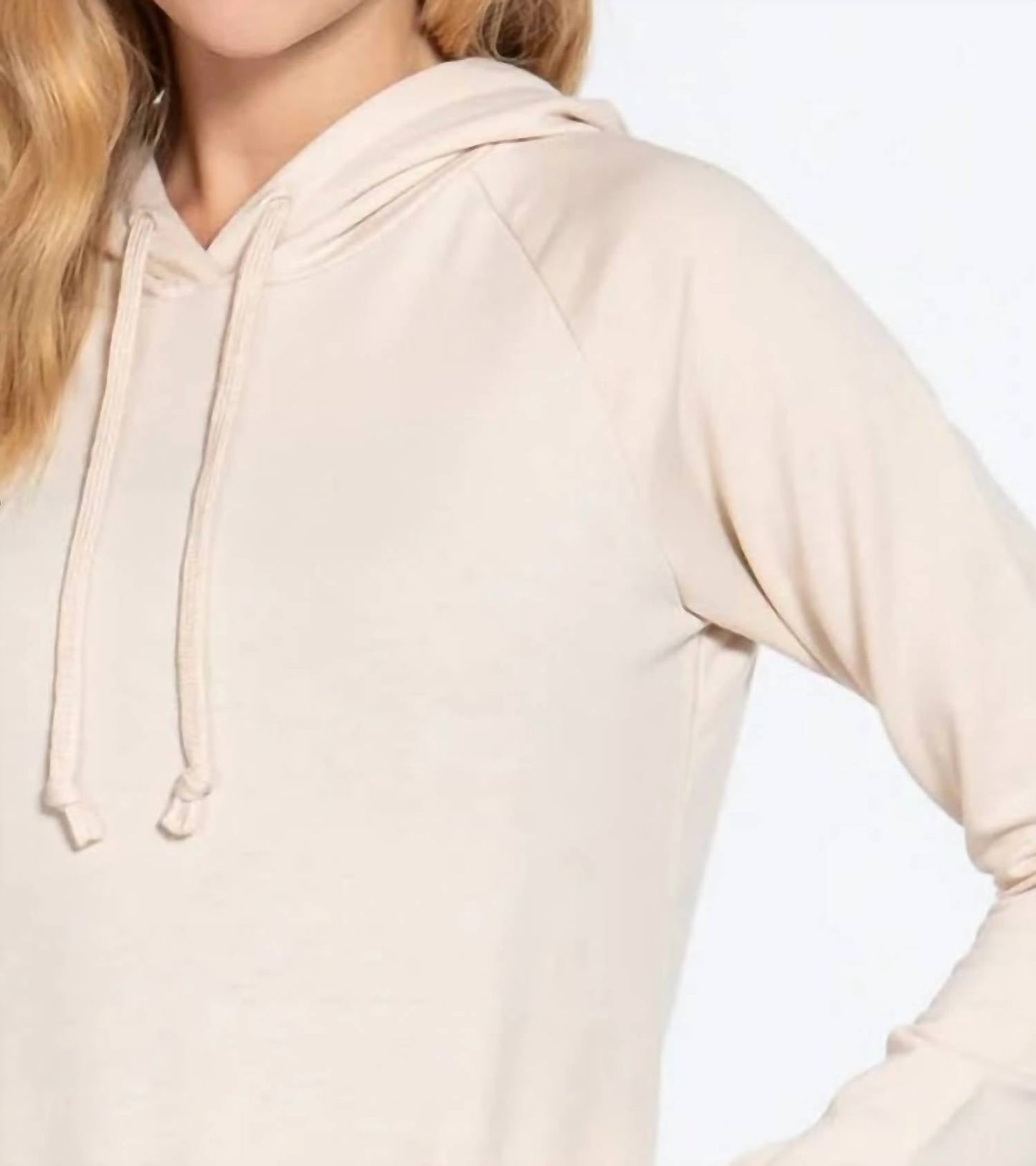 Active Basic - Fitted Long Sleeve Pullover French Terry Hoodie