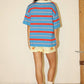 Golden - Celine Striped Polo Top