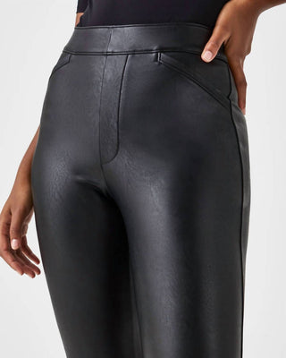 Spanx - Leather-like Flare Pants