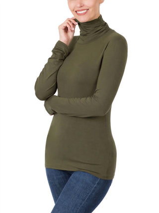 Zenana - Luxe Rayon Turtleneck Top