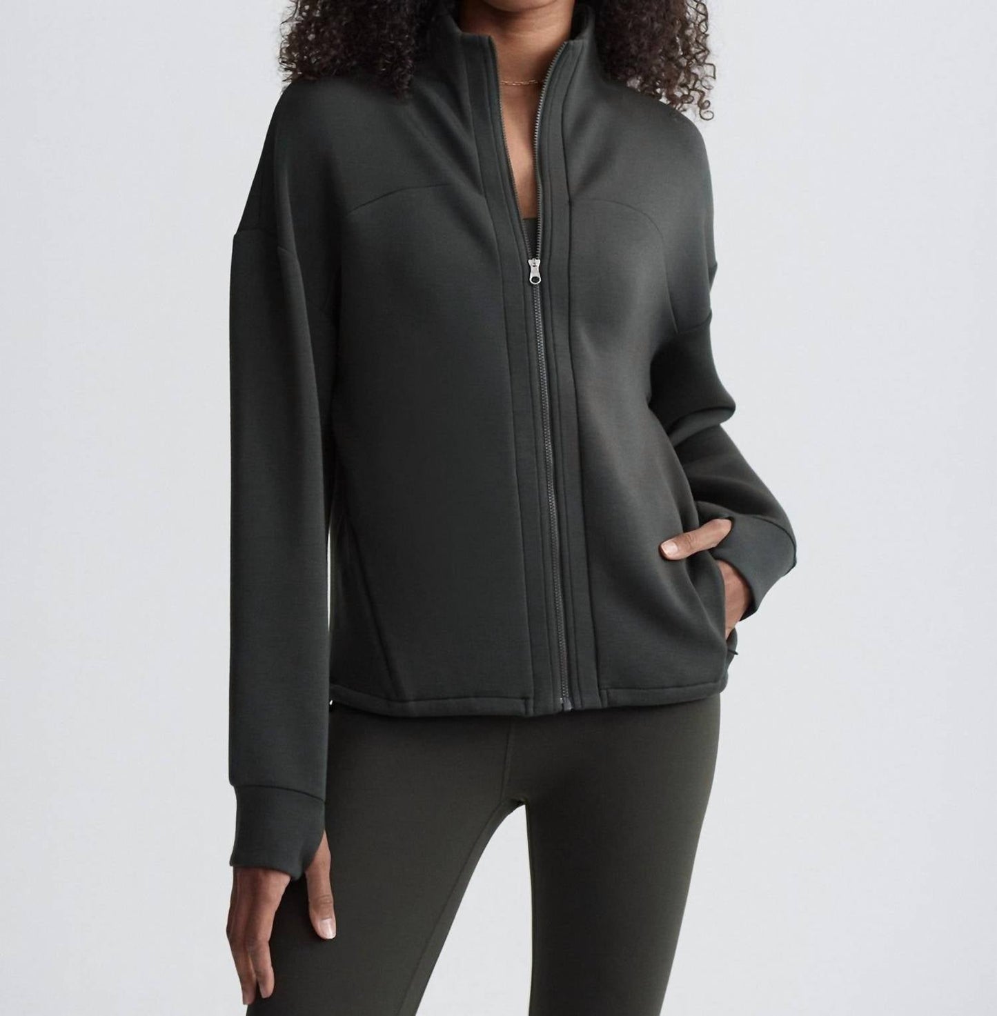 Varley - Tayah Zip Through Sweater
