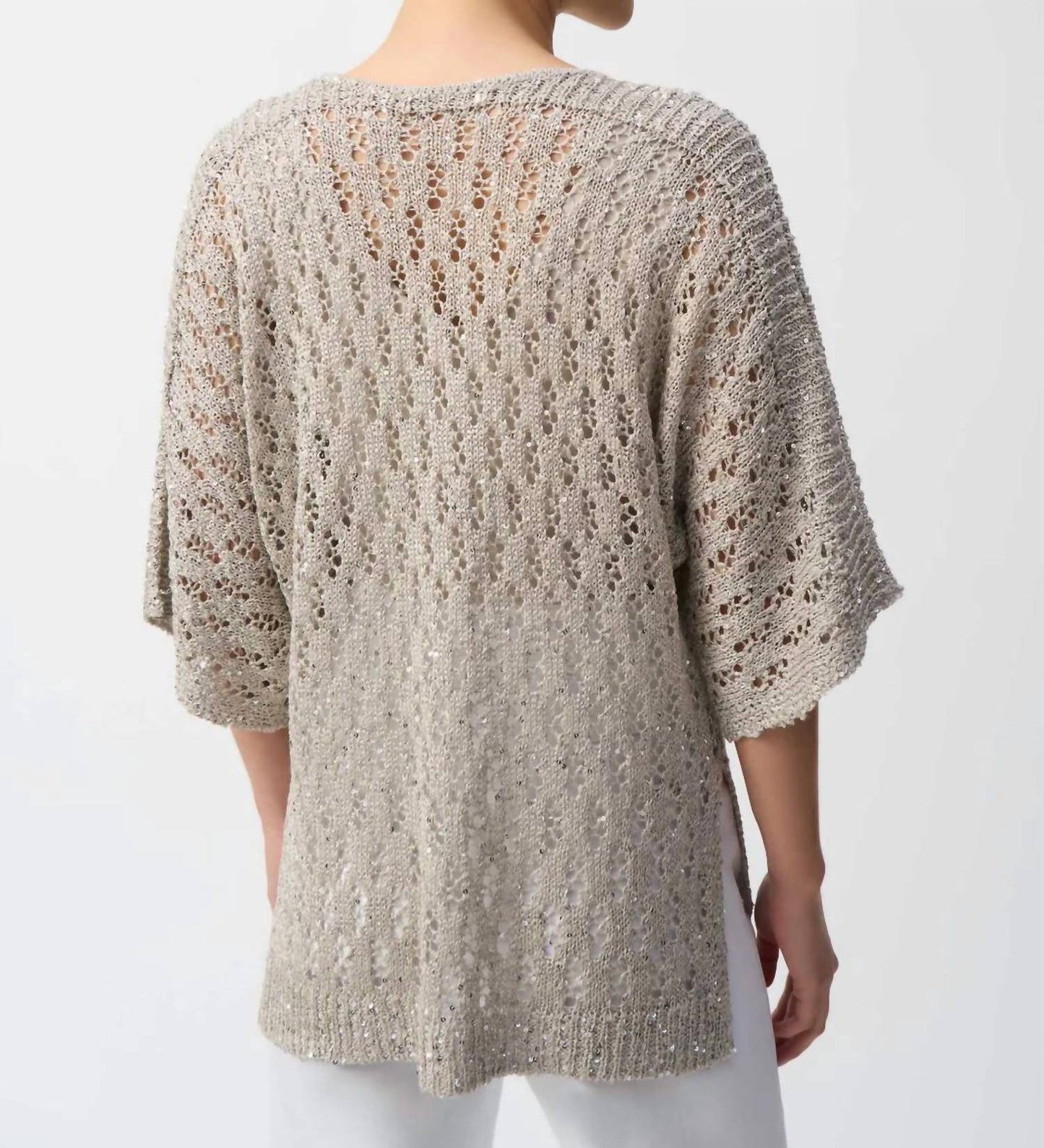 Joseph Ribkoff - Sequined Dolman Sleeves Top