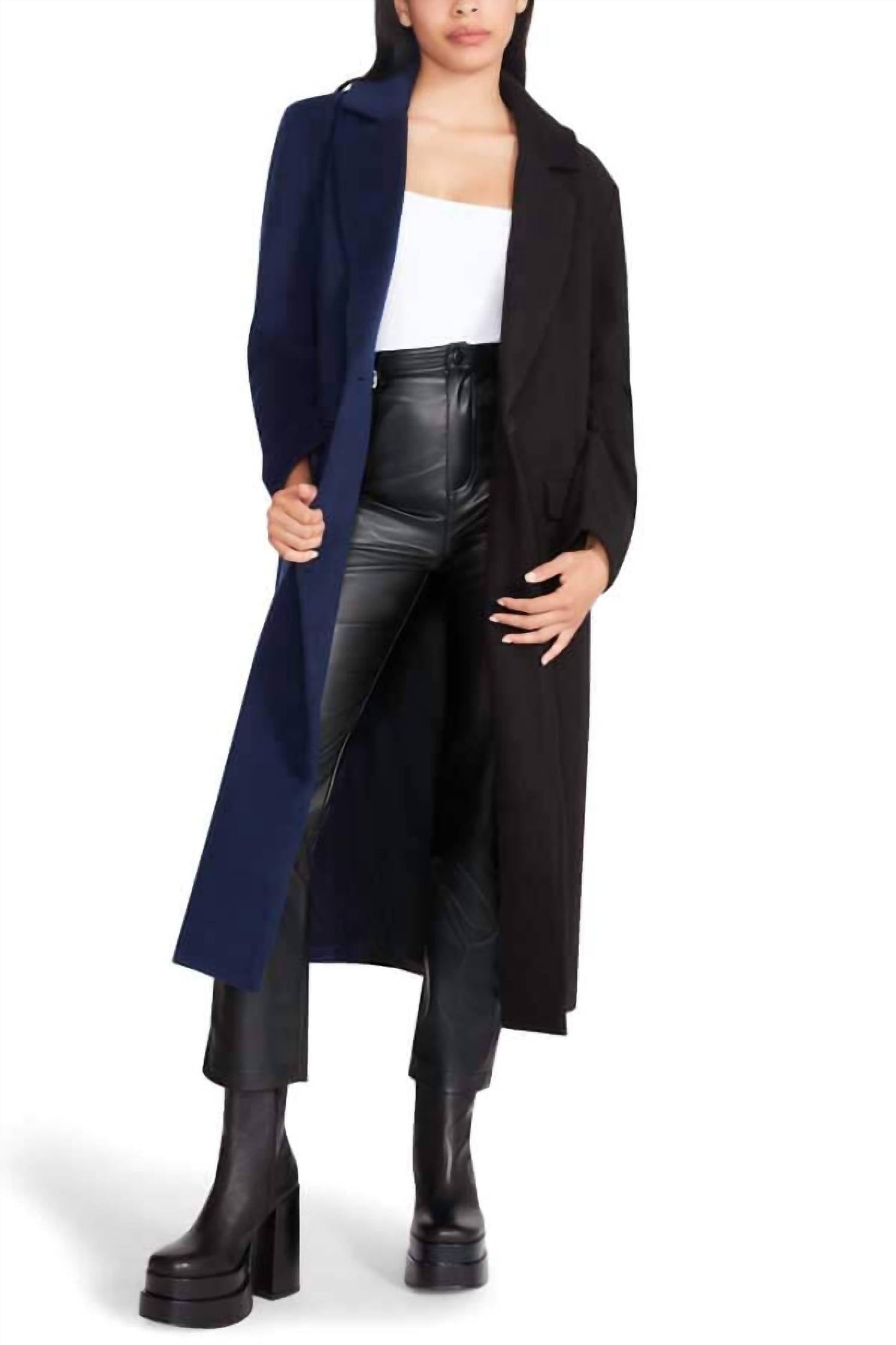 Steve Madden - Caroline Colorblock Coat