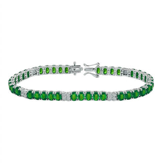 Atlanta Jewelers Supply - Women's Oval Colored Tennis Bracelet