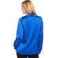 Karen Kane - Satin Collared Long Sleeve Blouse