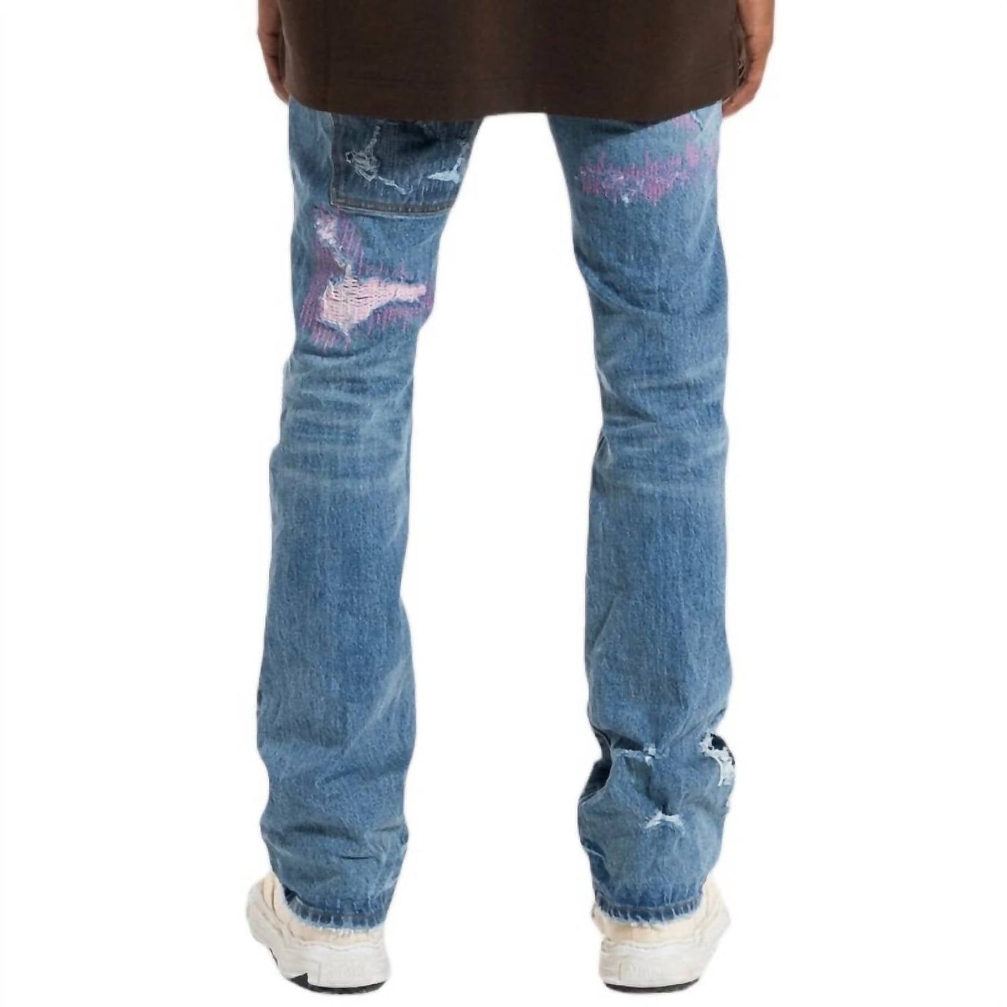 Purple Brand - Full Repair Flare Bootcut Denim Jeans