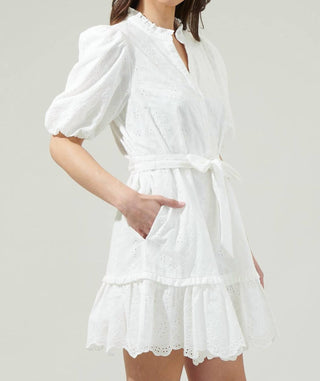 Sugarlips - Sasha Eyelet Mini Dress