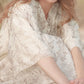 Mima Rosso - Flowy Toile Print Caftan Dress