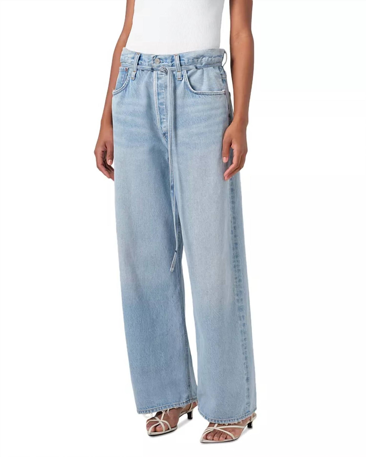Agolde - Emmi High Rise Wide Leg Jeans