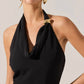 Astr - Alanna Halter Cowl Neck Dress