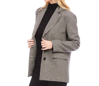 Karen Kane - Houndstooth Blazer
