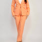 A.C.G. Los Angeles - Midrise Dressy Pants & Button Front Blazer Set