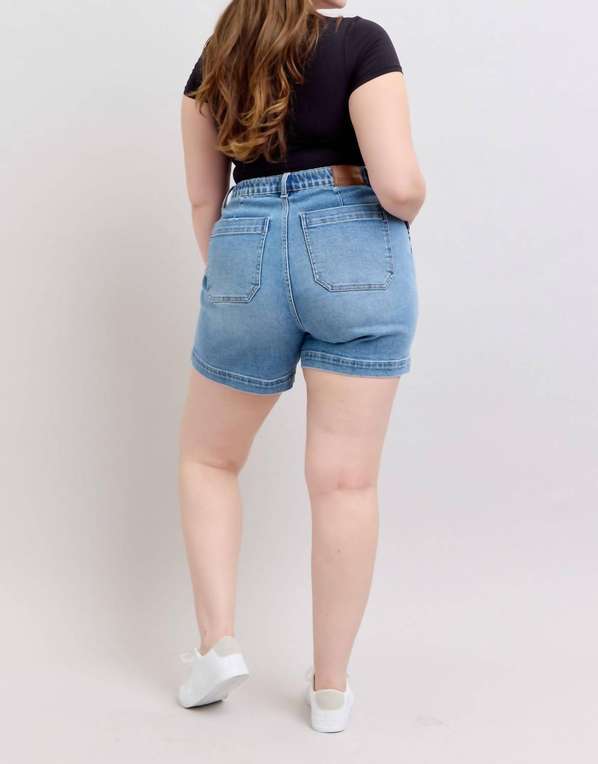 Judy Blue - High Waist Jogger Shorts - Plus