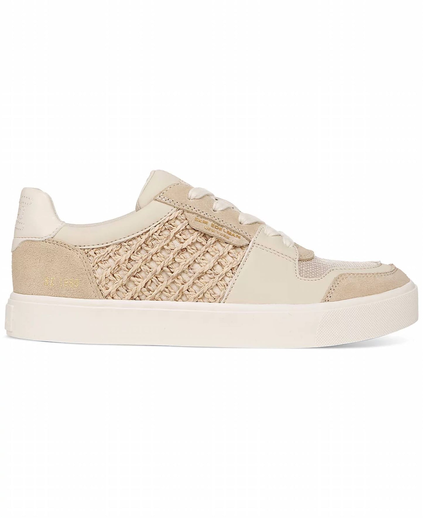 Sam Edelman - Women's Elcie Lace Up Low Top Flat Fashion Sneaker