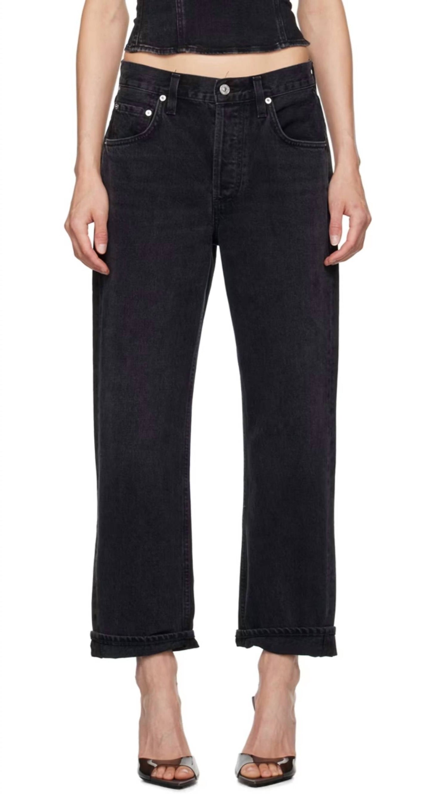 Citizens Of Humanity - Dahlia Bow Leg Baby Roll Taper Jeans