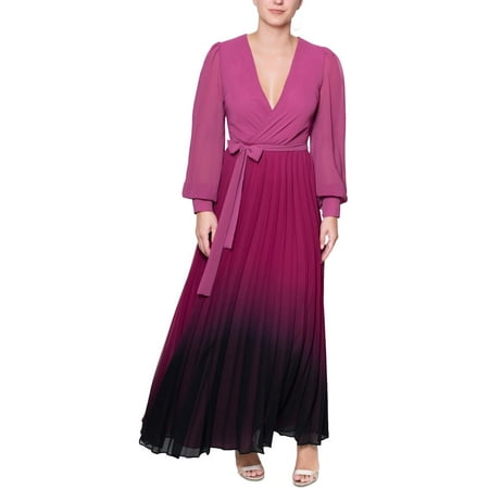 Rachel Rachel Roy Women's Surplice Long Maxi Dress in Chiffon