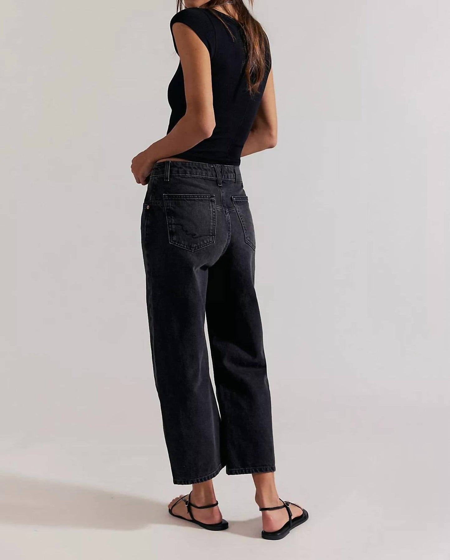 Free People - Deep Trance Dropped Boyfriend Jeans