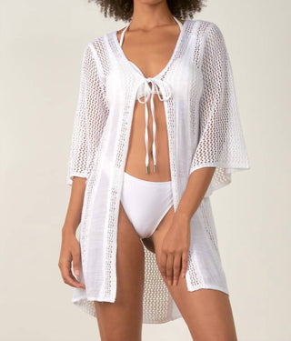 Elan - Crochet Kimono Cover Up