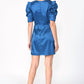 Adelyn Rae - Puff Sleeve Jacquard Dress