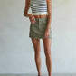 By Together - Fray Detail Mini Skirt