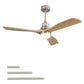 Indoor Ceiling Fan with Dimmable LED Light, 6-Speed Remote, Reversible Blades