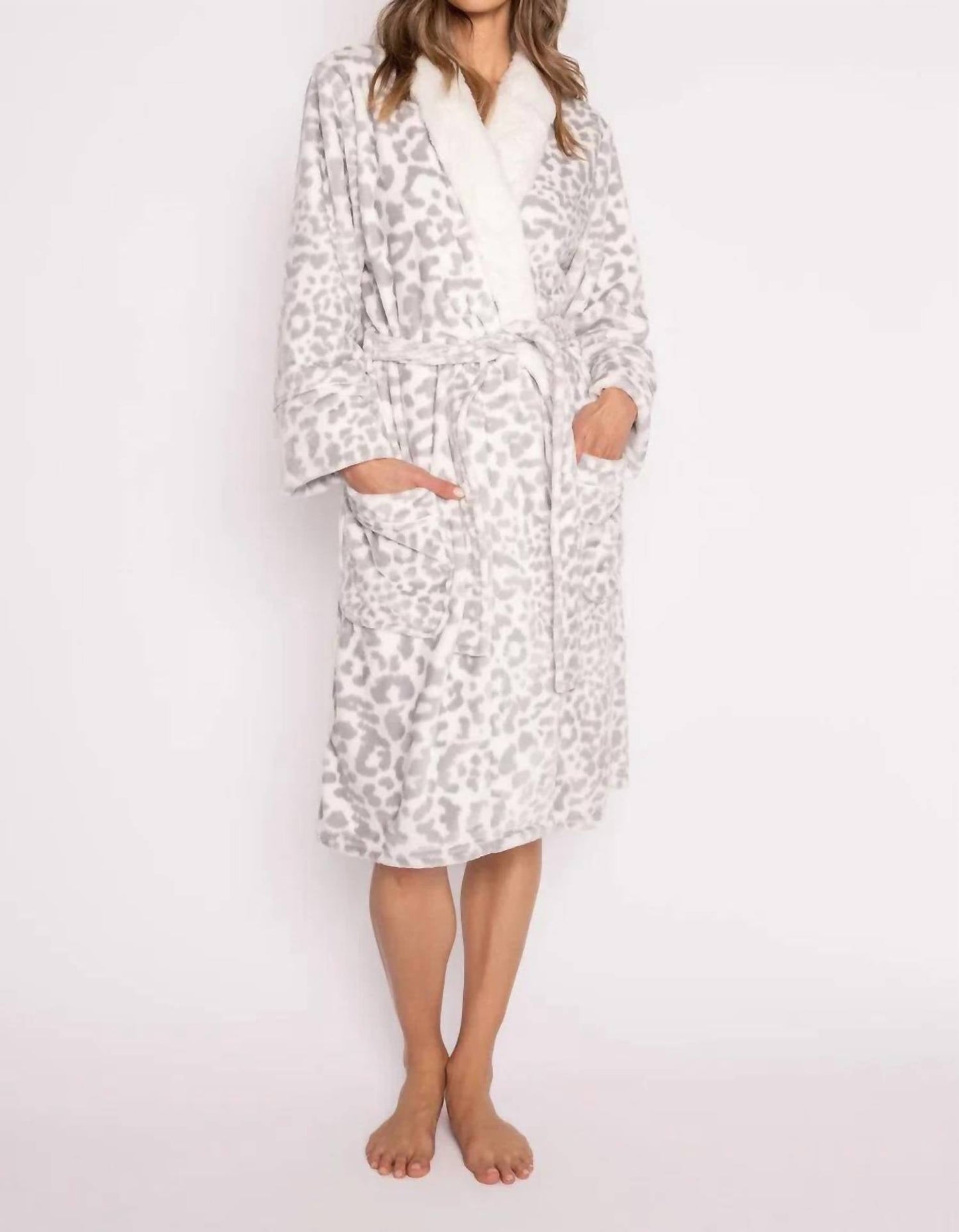 Pj Salvage - Leopard Print Plush Robe