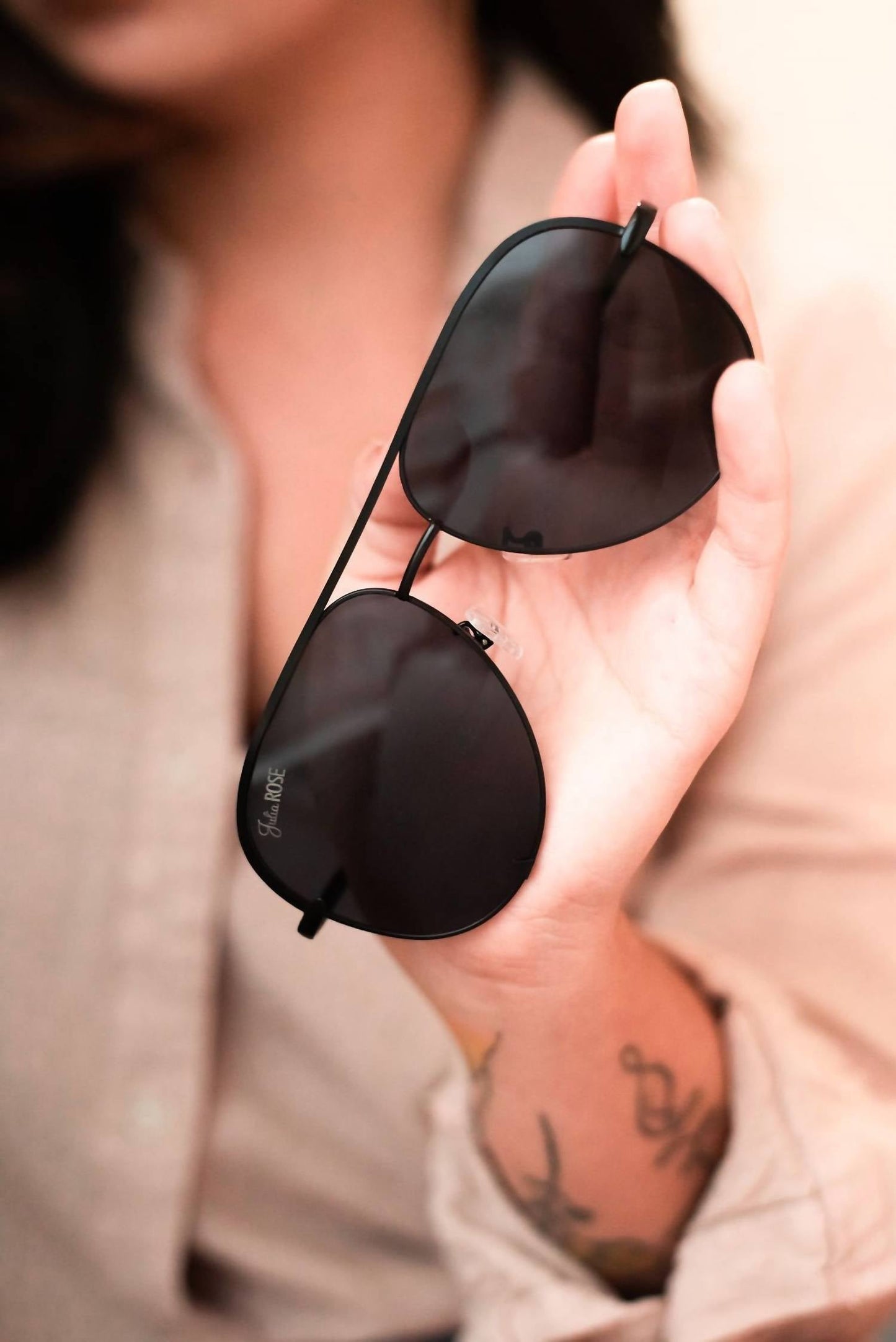 Julia Rose - Unisex Alex High Quality Aviator Sunglasses