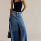 Free People - Come As You Are Denim Maxi Skirt