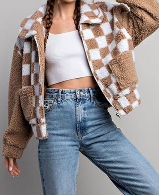 Bibi - Calli Checkered Jacket