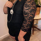 Merigold Kiss - Onyx Lace Romper