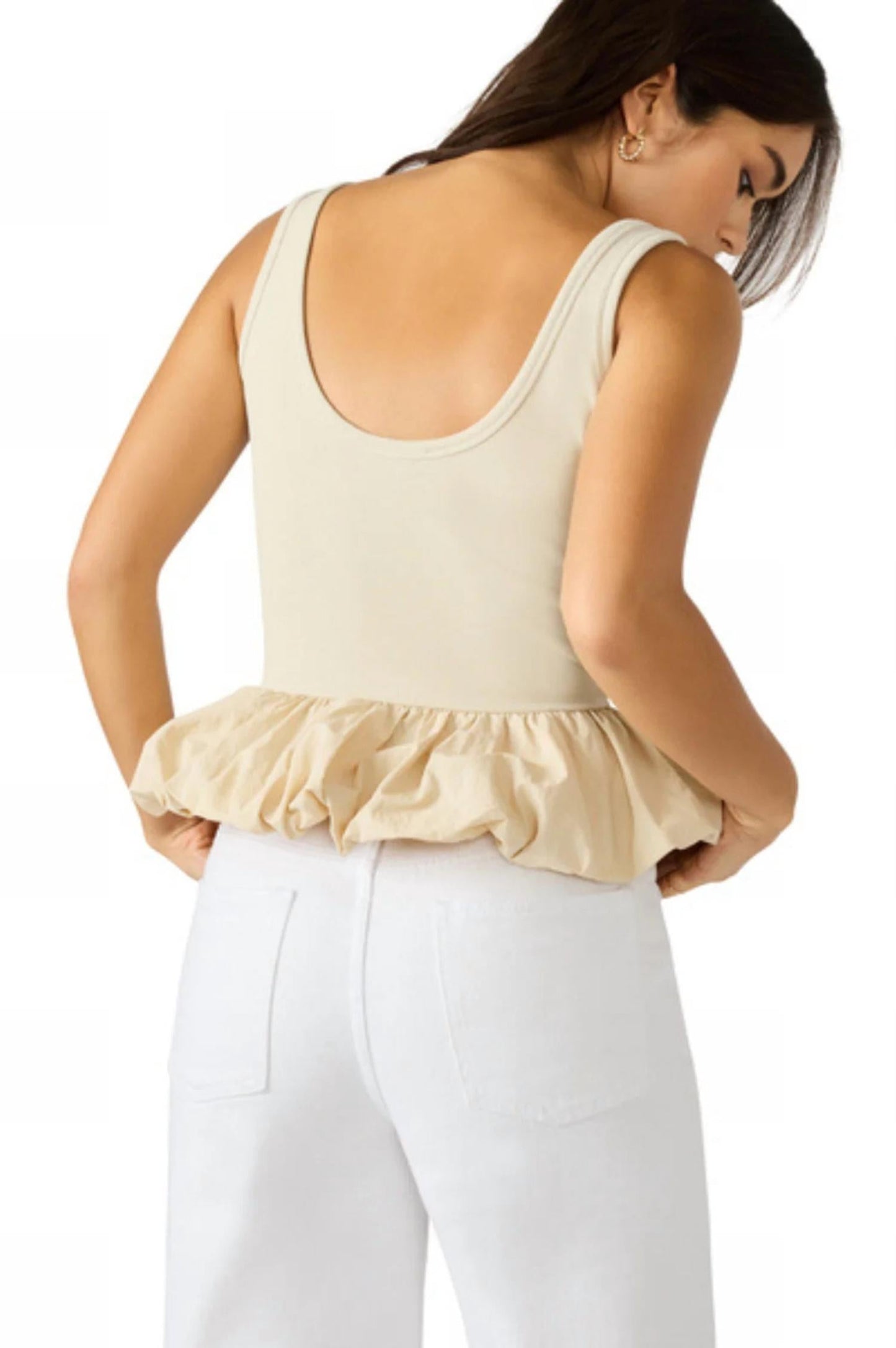 Steve Madden - Jess Peplum Waist Top
