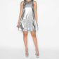 Beulahstyle - Metallic Party Mini Dress