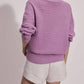 Varley - Tara Pointelle Half Zip Smoky Grape