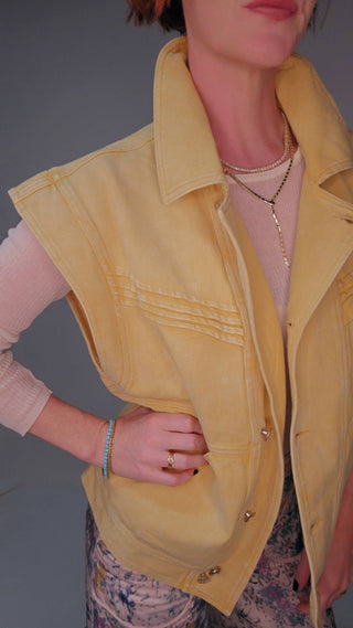 &Merci - Golden Hour Denim Vest