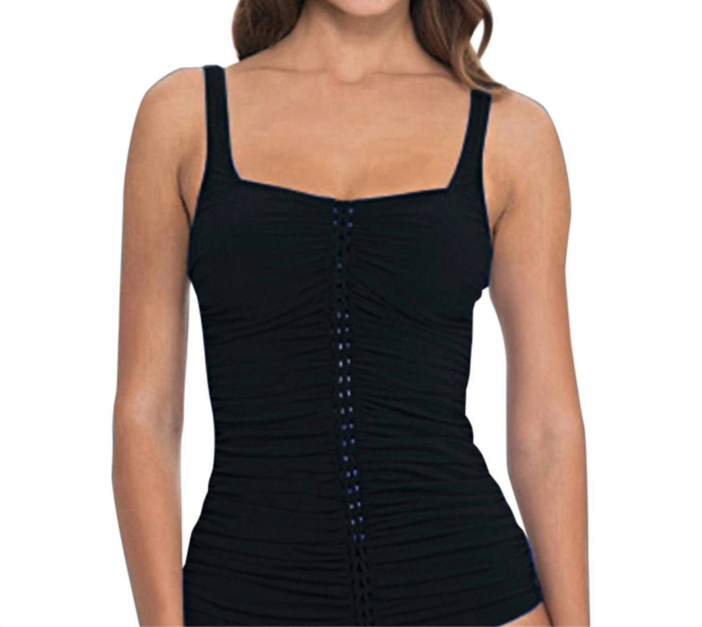 Profile By Gottex - Shirred Tankini Top