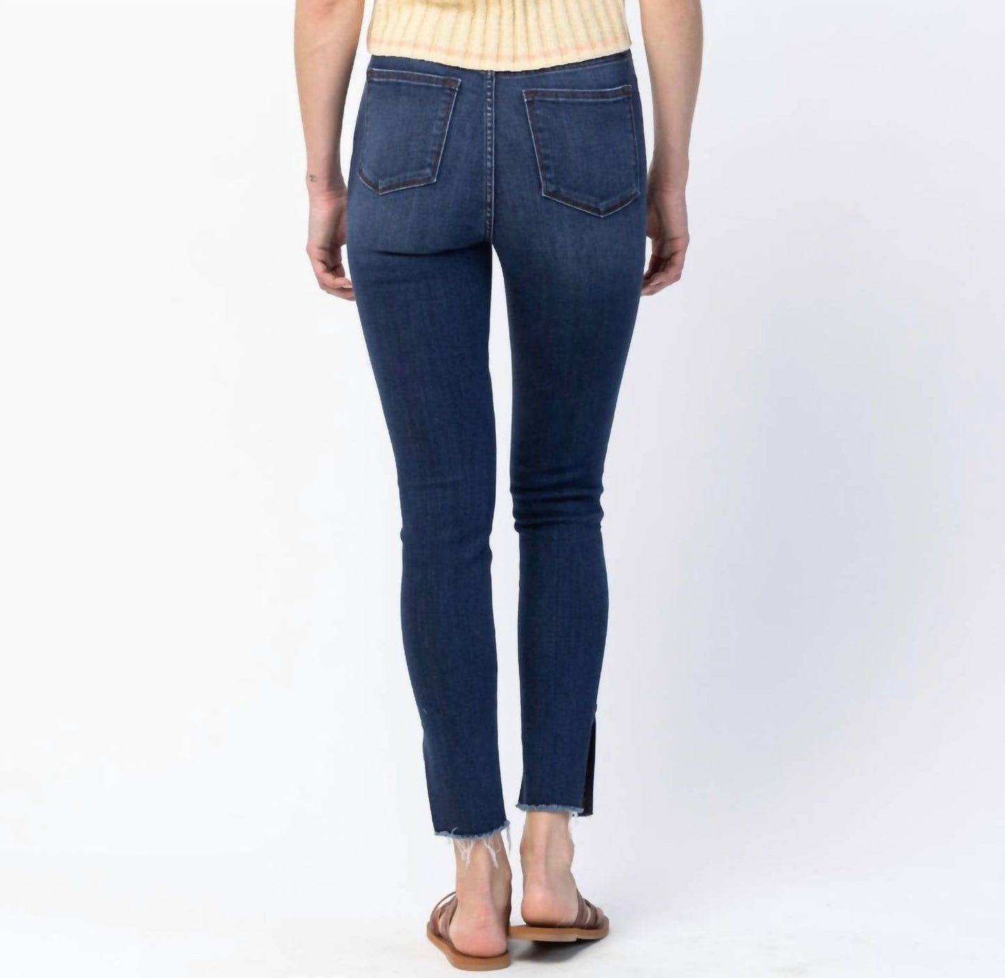 Judy Blue - High Waist Side Slit Skinny Jeans