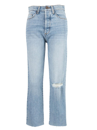Edyson - Olivier High Rise Straight Leg Jeans with Raw Hem