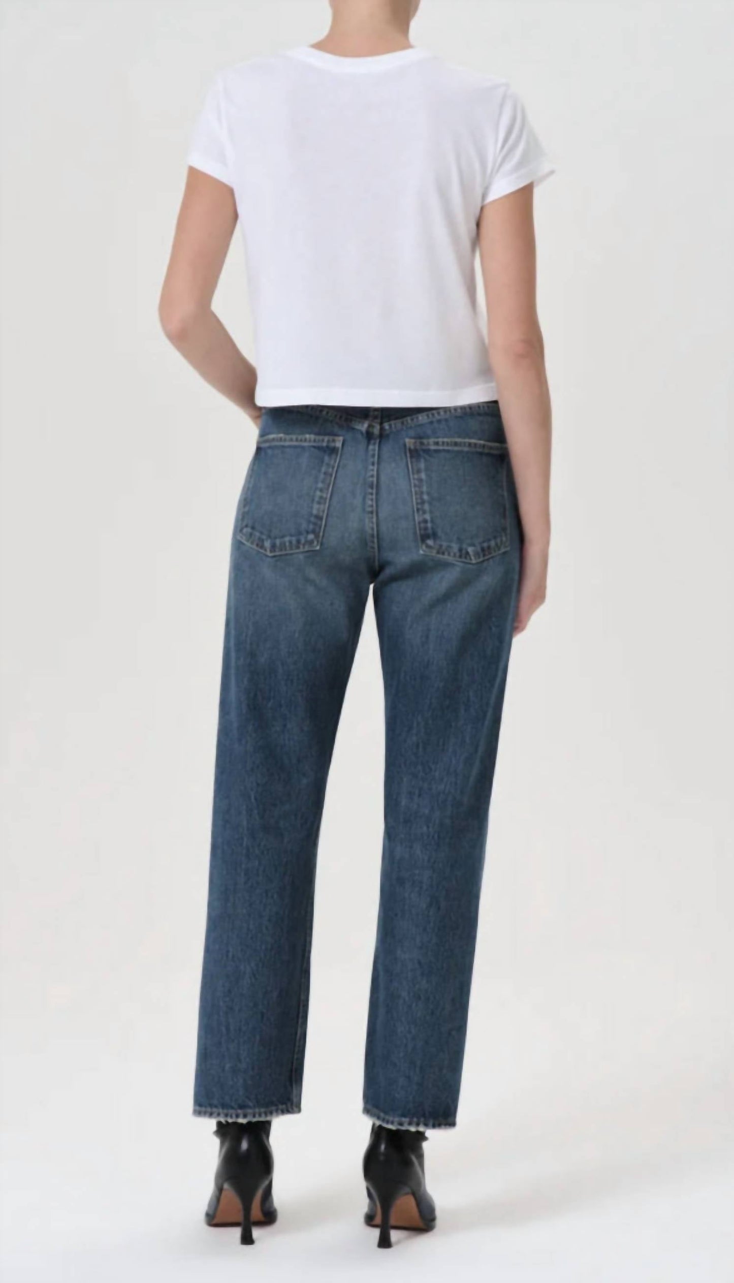 Agolde - 90's Mid Rise Loose Fit Straight Leg Jeans