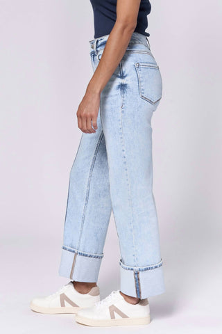 Dear John Denim - Holly High Rise Cuffed Straight Jean