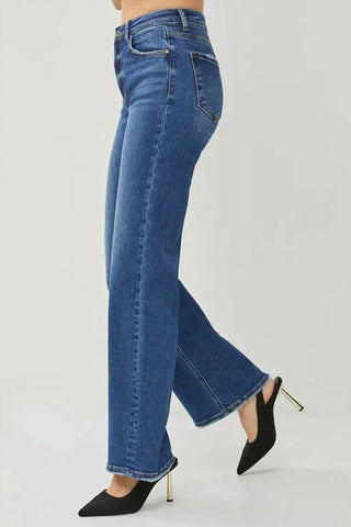 Trendsi - Women's Risen High Rise Straight Jeans