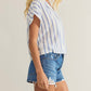 Z Supply - Parallel Striped Linen Top