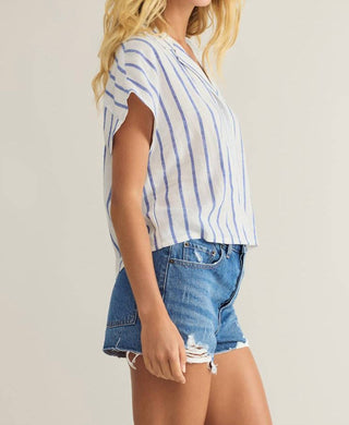 Z Supply - Parallel Striped Linen Top