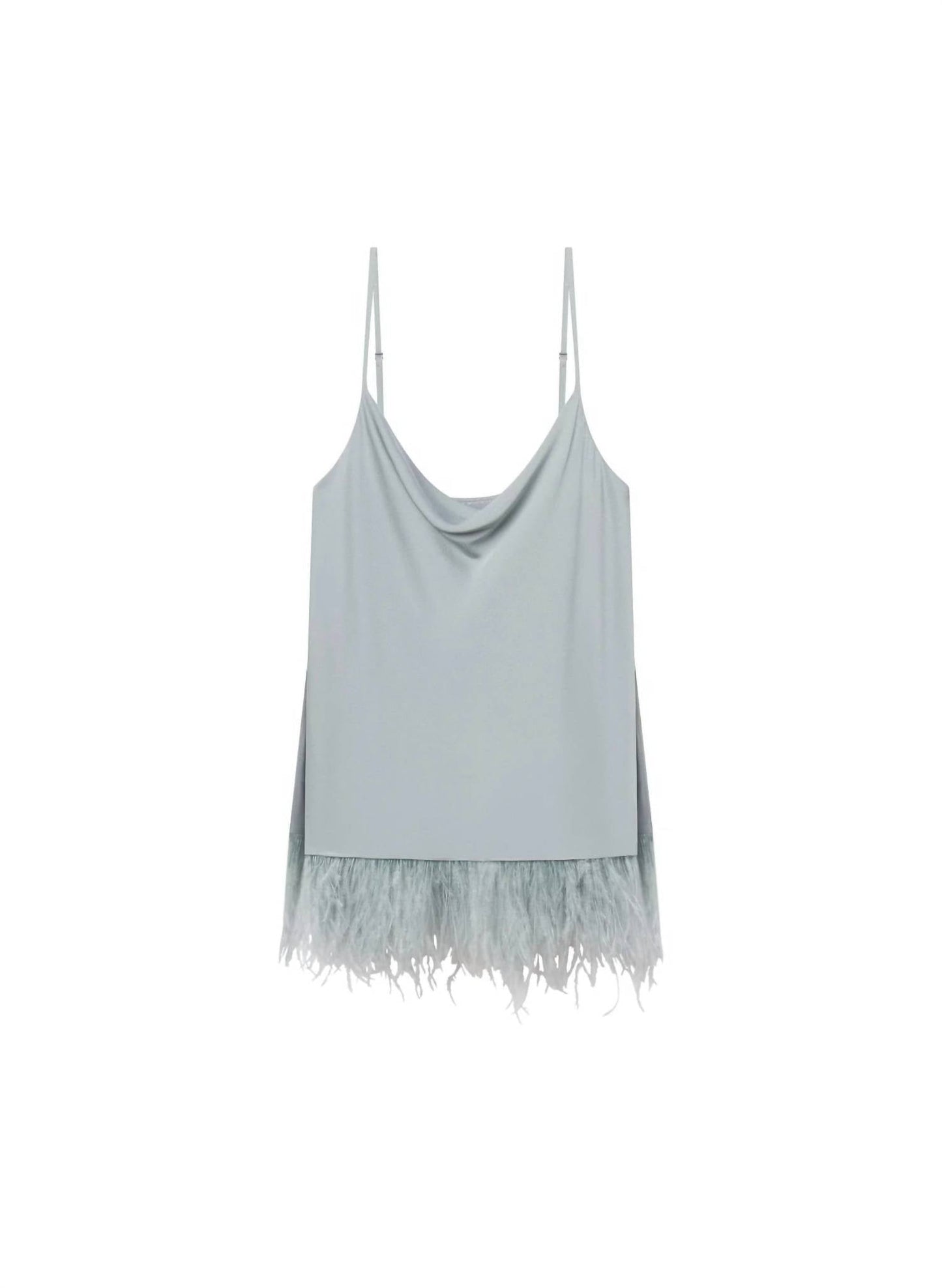A.L.C. - Eliza Feather Trimmed Camisole Top