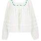 Barbour - Ash Embroidered Square Neck Top