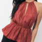 Adelyn Rae - Lidia Textured Halter Top
