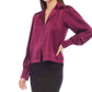 Karen Kane - Shirred Satin Blouse